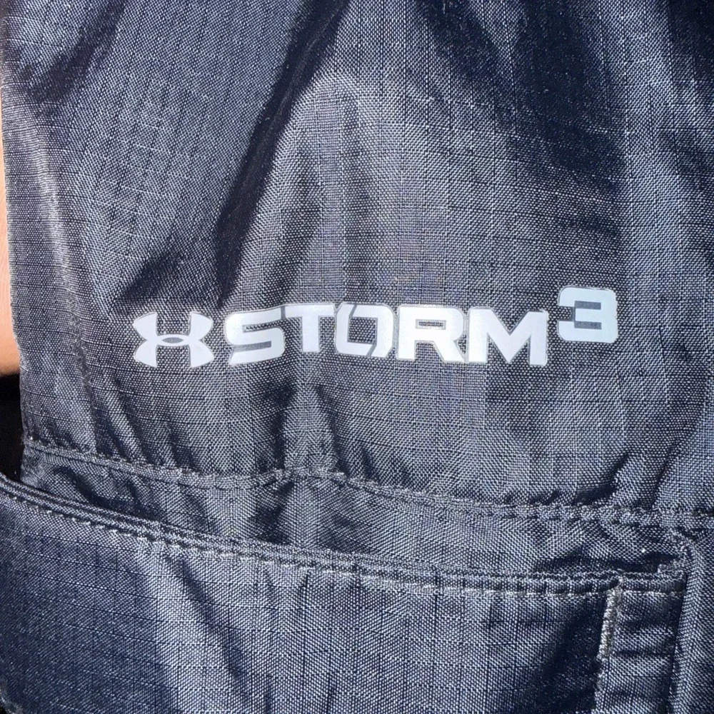 Men's‎ Under Armor Jacket Storm 3 Waterproof Windbreaker Black Large